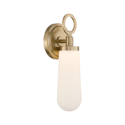 Crystorama Calvin Integrated LED Bath Sconce Vibrant Gold