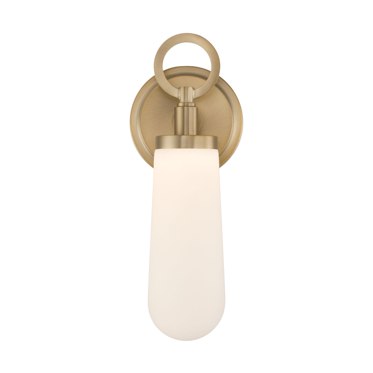 Crystorama Calvin LED Bath Sconce Vibrant Gold - detail