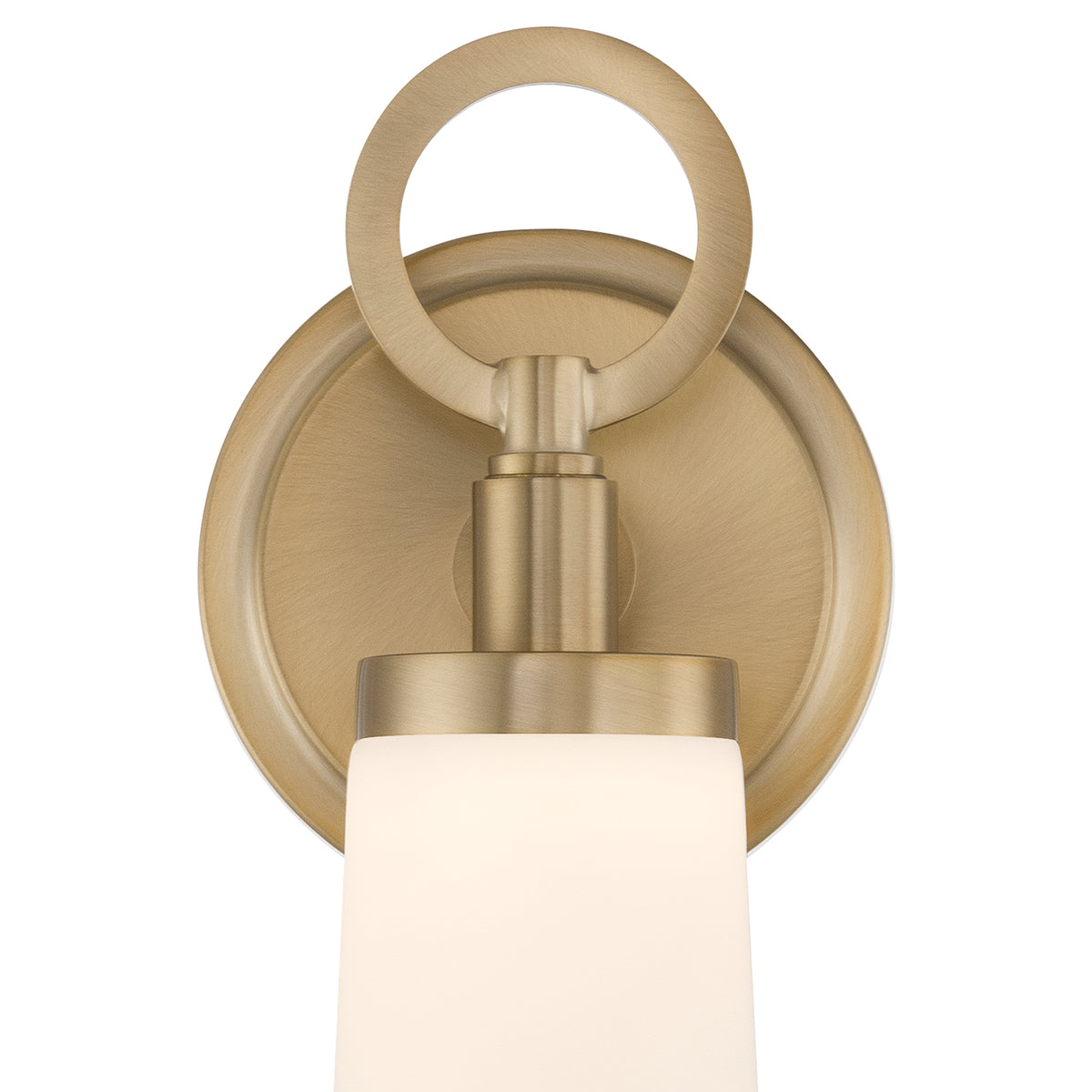 Crystorama Calvin LED Bath Sconce Vibrant Gold - detail
