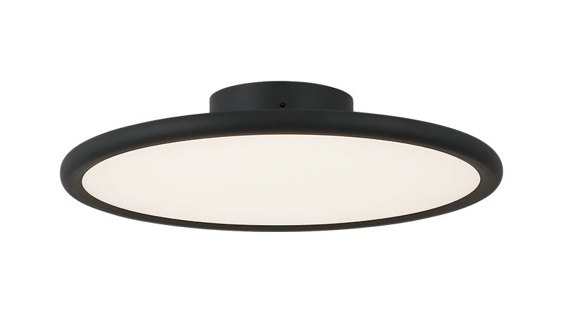 Matteo Lighting Piper 16" LED Pendant in Matte Black (CX38816MB) – alternate view