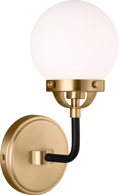Visual Comfort Studio CafÃƒÂ© LED Wall Sconce Satin Brass