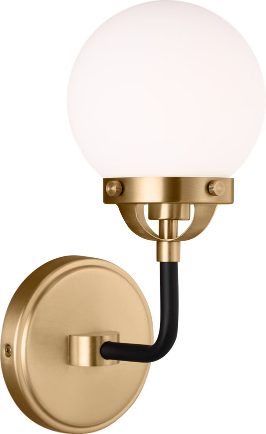 Visual Comfort Studio CafÃƒÂ© LED Wall Sconce Satin Brass