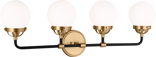 Visual Comfort Studio CafÃƒÂ© 4 Light LED Bath Wall Sconce Brushed Nickel