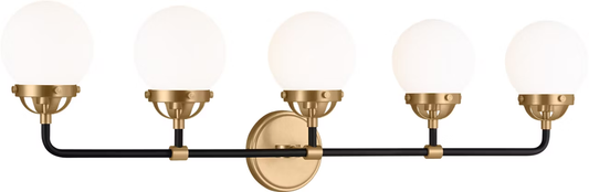 Visual Comfort Studio CafÃƒÂ© 5 Light LED Bath Wall Sconce Brushed Nickel