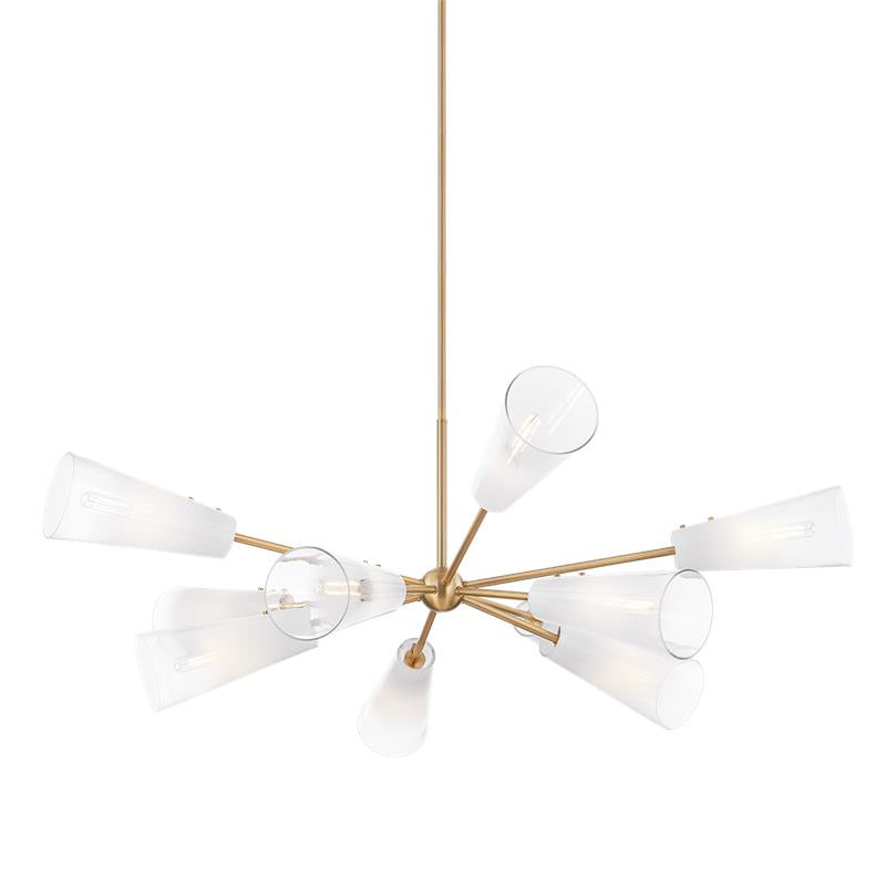 Troy Camarillo Chandelier Patina Brass