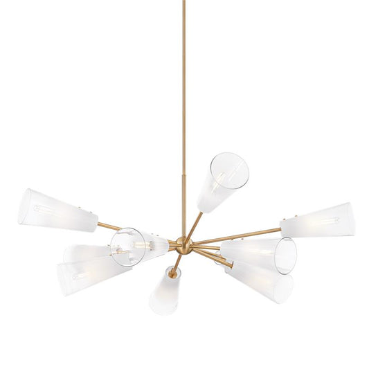 Troy Camarillo Chandelier Patina Brass