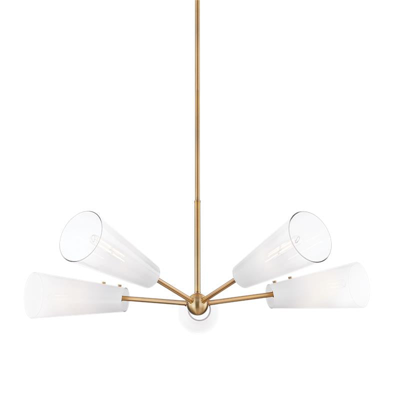 Troy Camarillo Chandelier Patina Brass