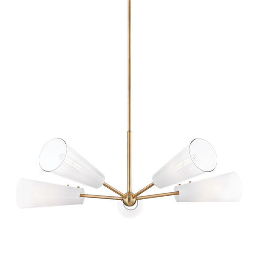 Troy Camarillo Chandelier Patina Brass