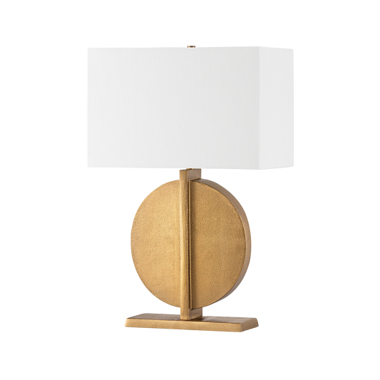 Troy Colma Table Lamp Patina Brass
