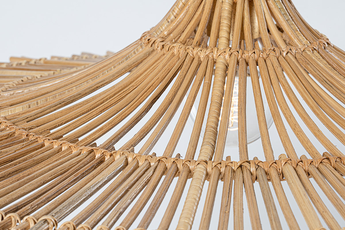 Troy Costa Mesa Pendant Vintage Gold Leaf Detail 5