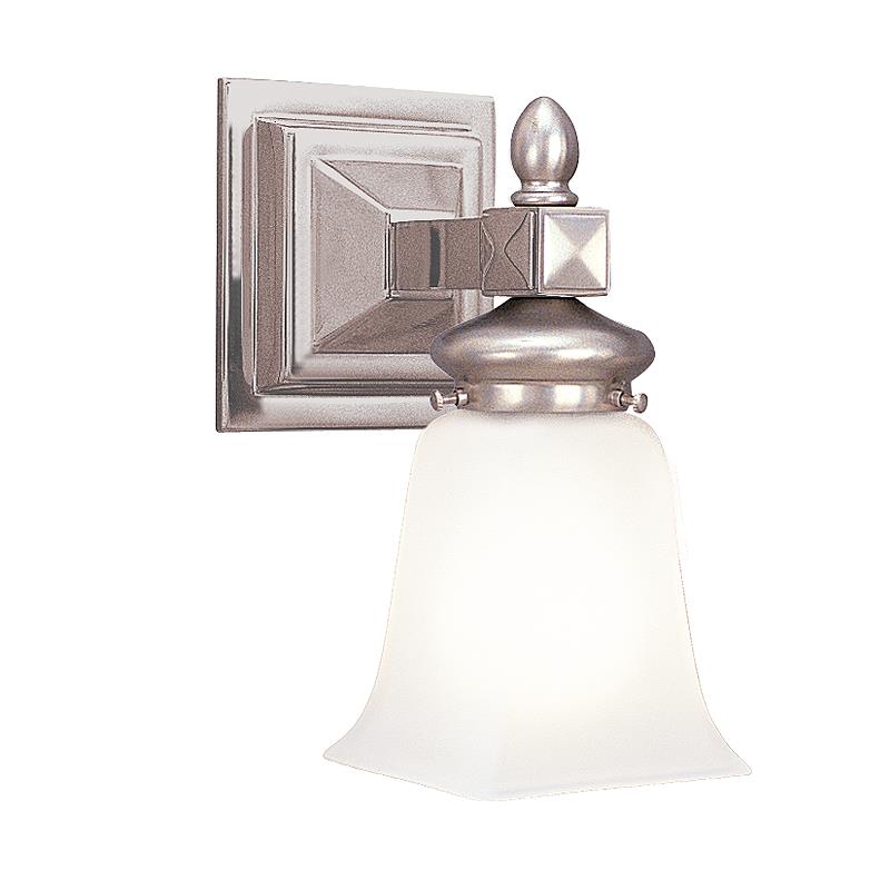 Hudson Valley Cumberland Bathroom Wall Sconce Satin Nickel