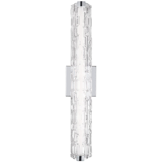 Visual Comfort Studio Cutler 24-in LED Wall Sconce Chrome