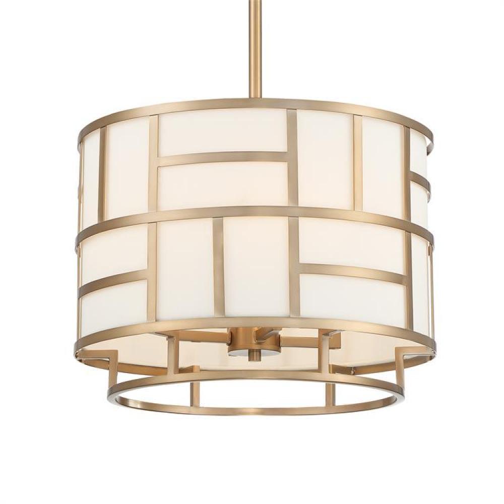 Crystorama Danielson Mini Chandelier Vibrant Gold