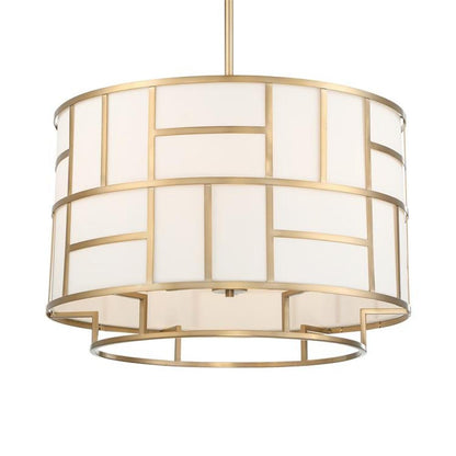 Crystorama Danielson Chandelier Vibrant Gold