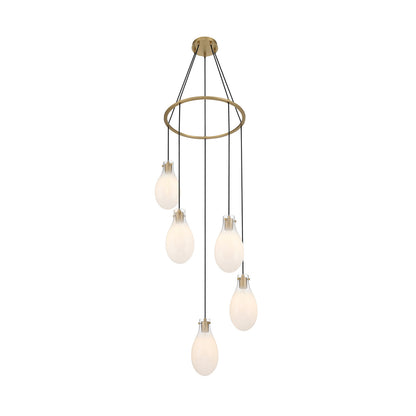 Crystorama Davis 5-Light Pendant - detail
