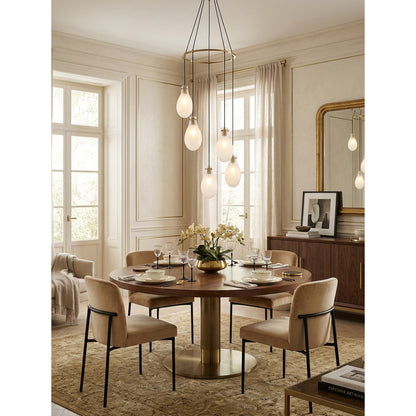 Crystorama Davis 5-Light Pendant - lifestyle