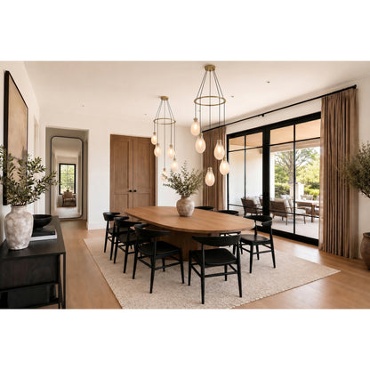 Crystorama Davis 5-Light Pendant - lifestyle