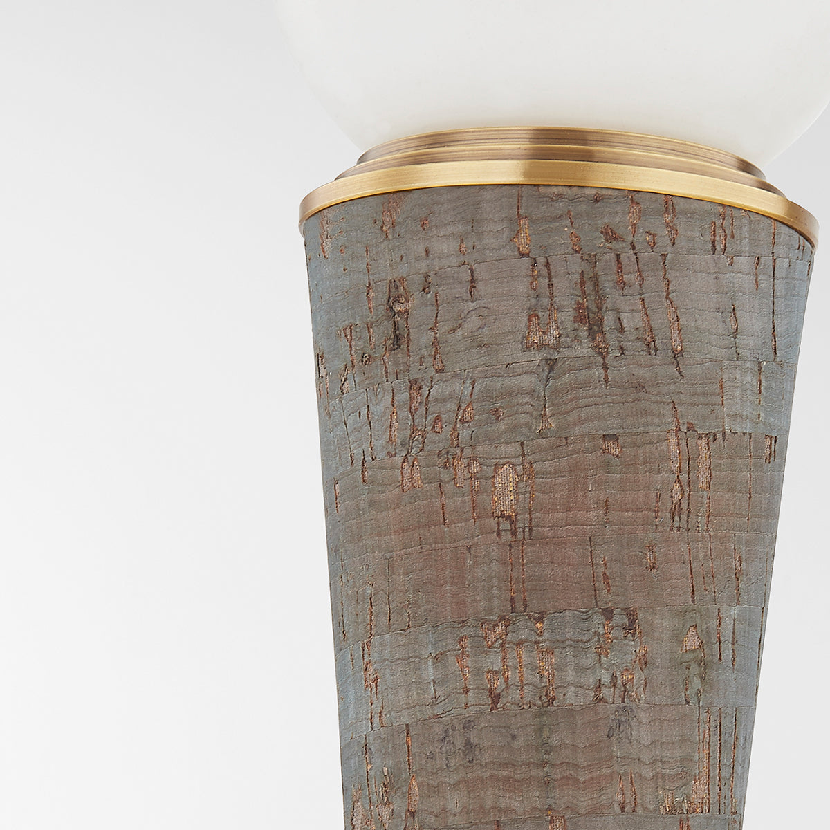 Troy Dax Wall Sconce Patina Brass Detail 1
