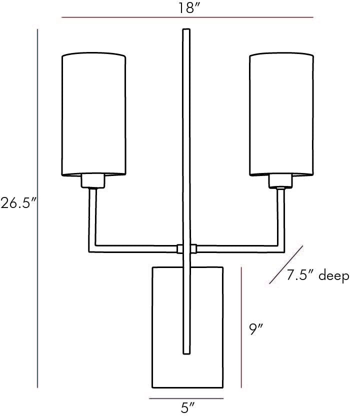 Sconces-Arteriors Home-DB49016