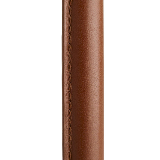 Addison Cognac Leather Accent Table
