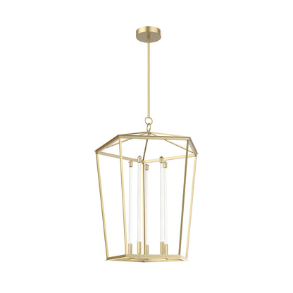 Alora Lighting Delphine LED Pendant Natural Brass