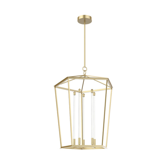 Alora Lighting Delphine LED Pendant Natural Brass