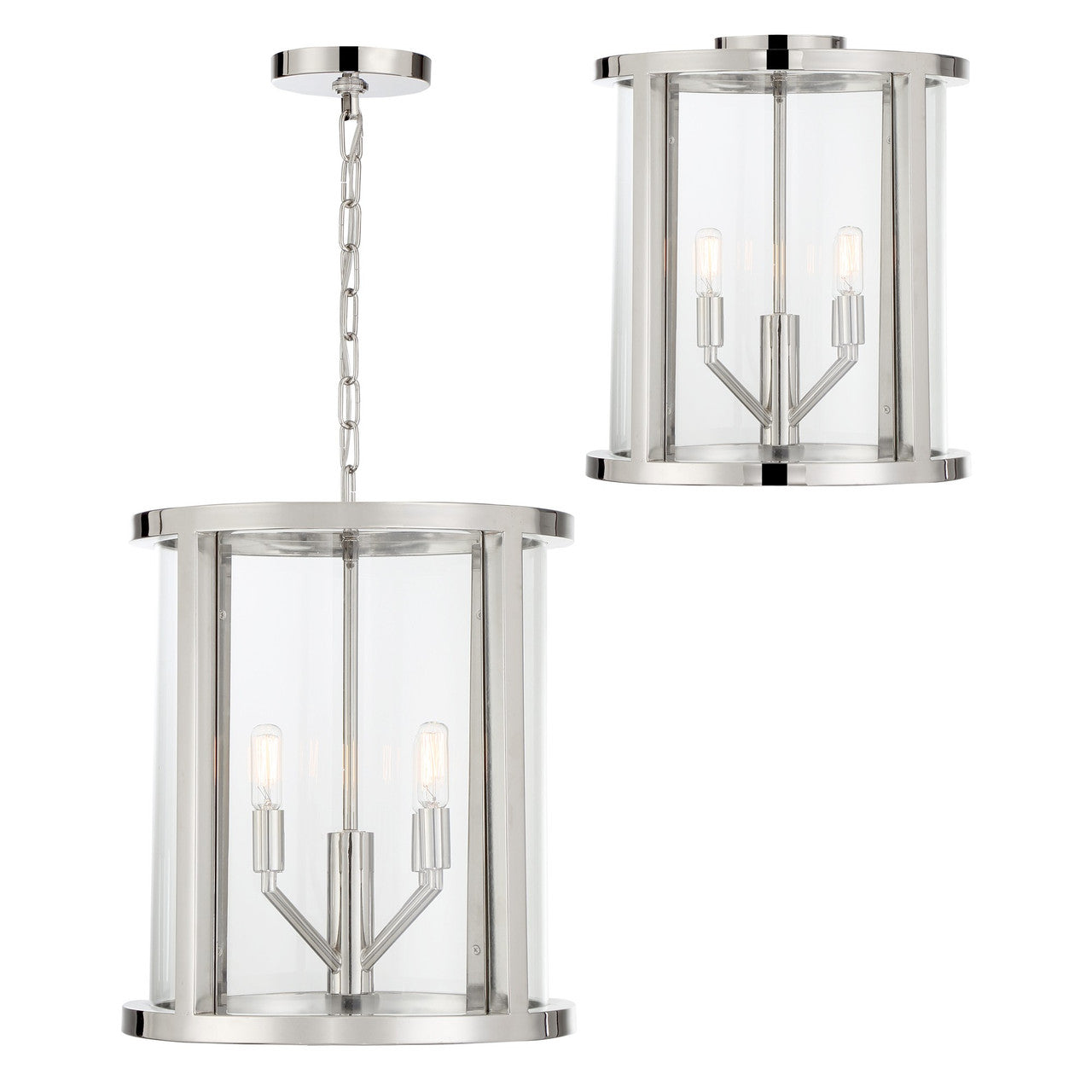Foyer/Hall Lanterns-Crystorama-DEV-B8004