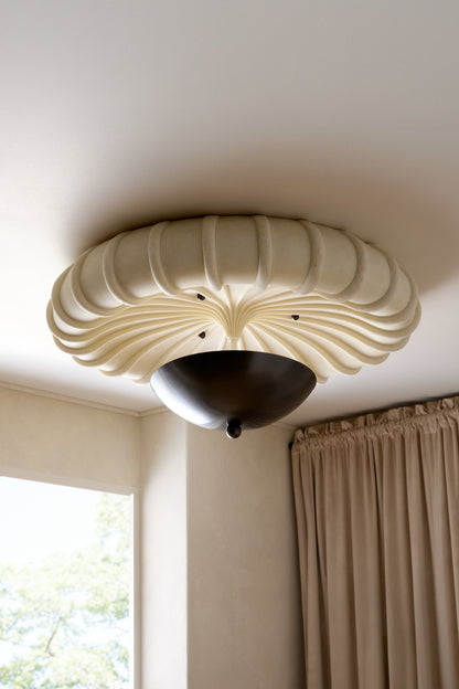 Camella Flush Mount English Bronze