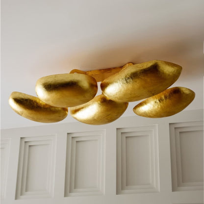 Theo Gold Leaf Flush Mount