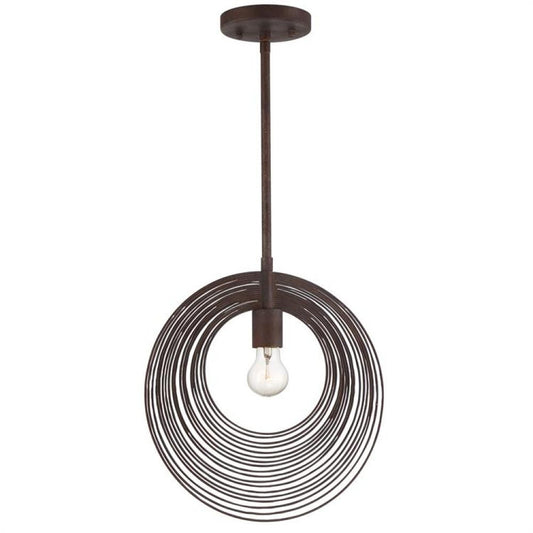 Crystorama Doral Pendant Forged Bronze