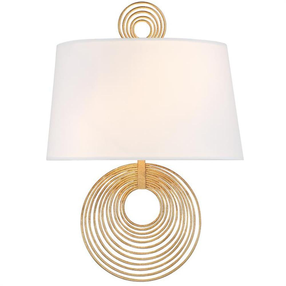 Crystorama Doral Wall Sconce Renaissance Gold