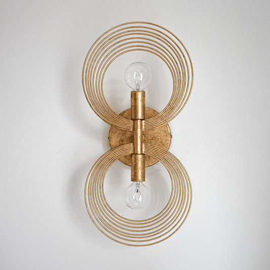 Doral 2 Light Renaissance Gold Wall Mount