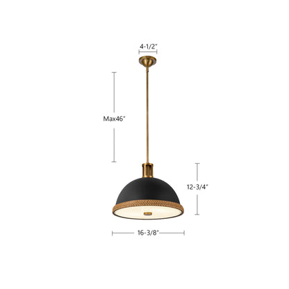 Doral 16" 2-Light Pendant