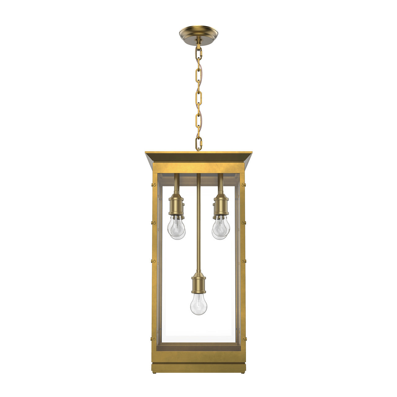 Alora Lighting Douglas Pendant, 5-Light, Vintage Brass, 26.25"H PD351018VB