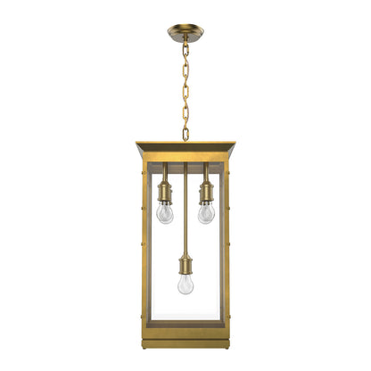 Alora Lighting Douglas Pendant, 5-Light, Vintage Brass, 26.25"H PD351018VB