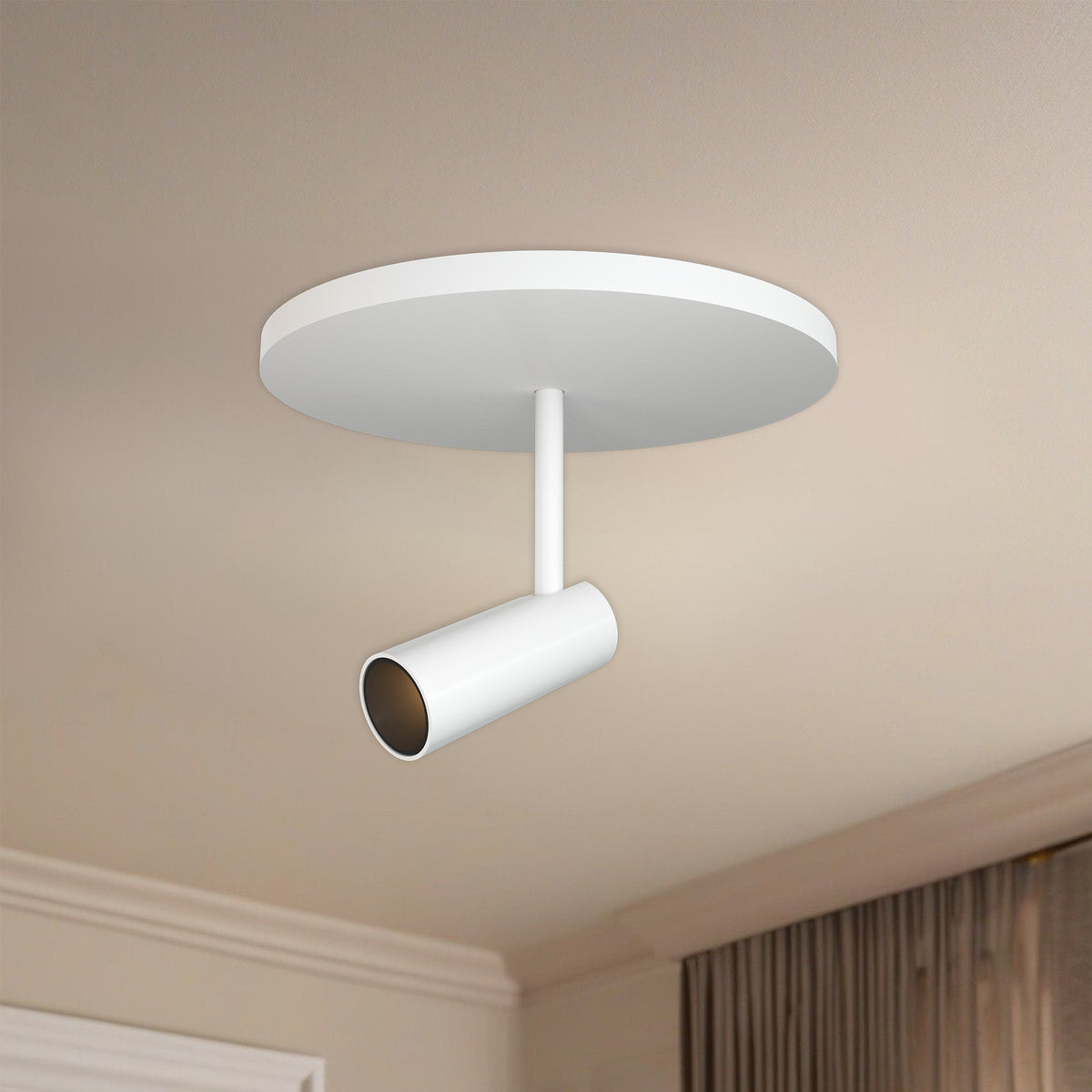 Downey 1" 1-Light LED Semi-Flush Mount