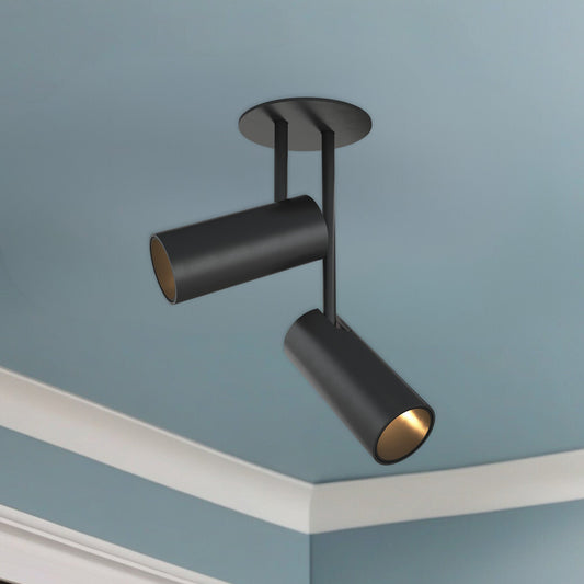 Downey 2" 2-Light LED Semi-Flush Mount