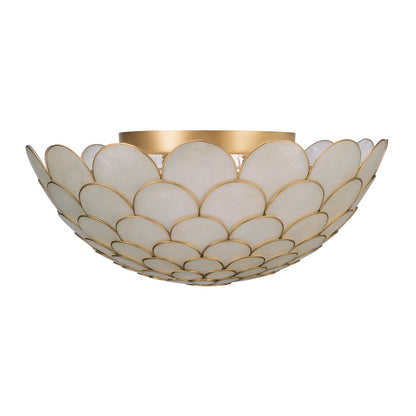 Crystorama Darby 3-Light Semi-Flush Mount - detail