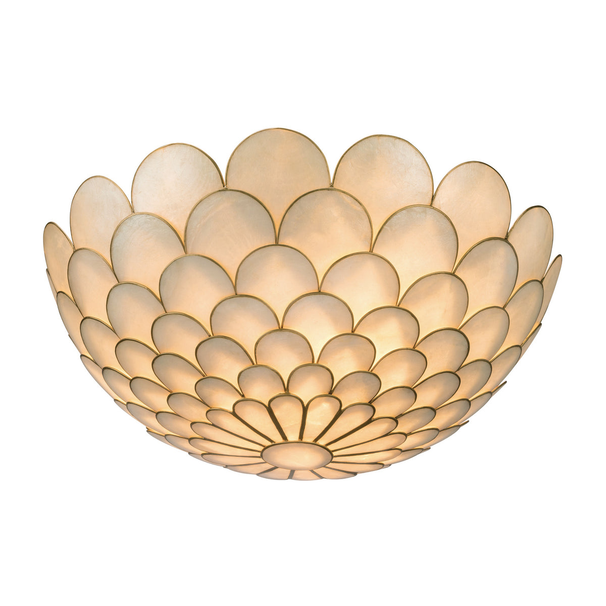 Crystorama Darby 3-Light Semi-Flush Mount - detail