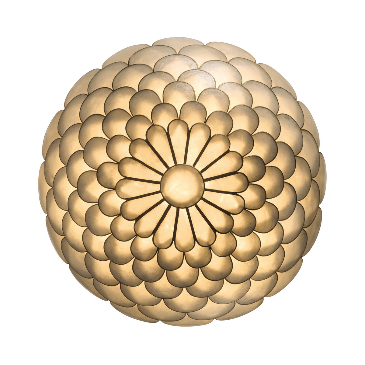 Crystorama Darby 3-Light Semi-Flush Mount - detail