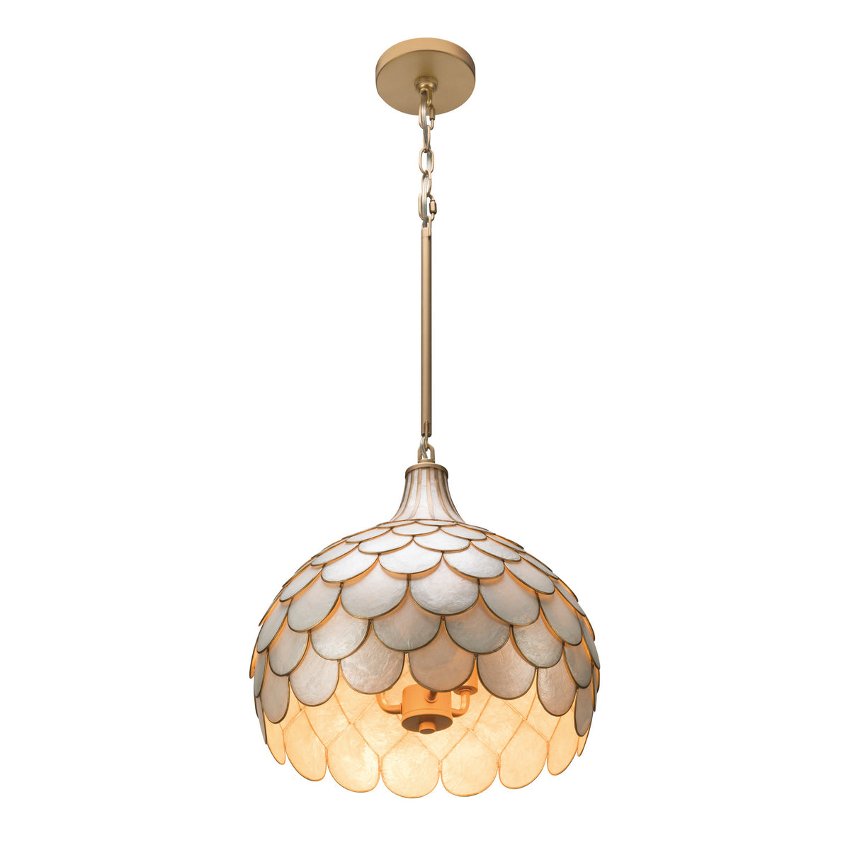 Crystorama Darby 14" 3-Light Pendant - detail