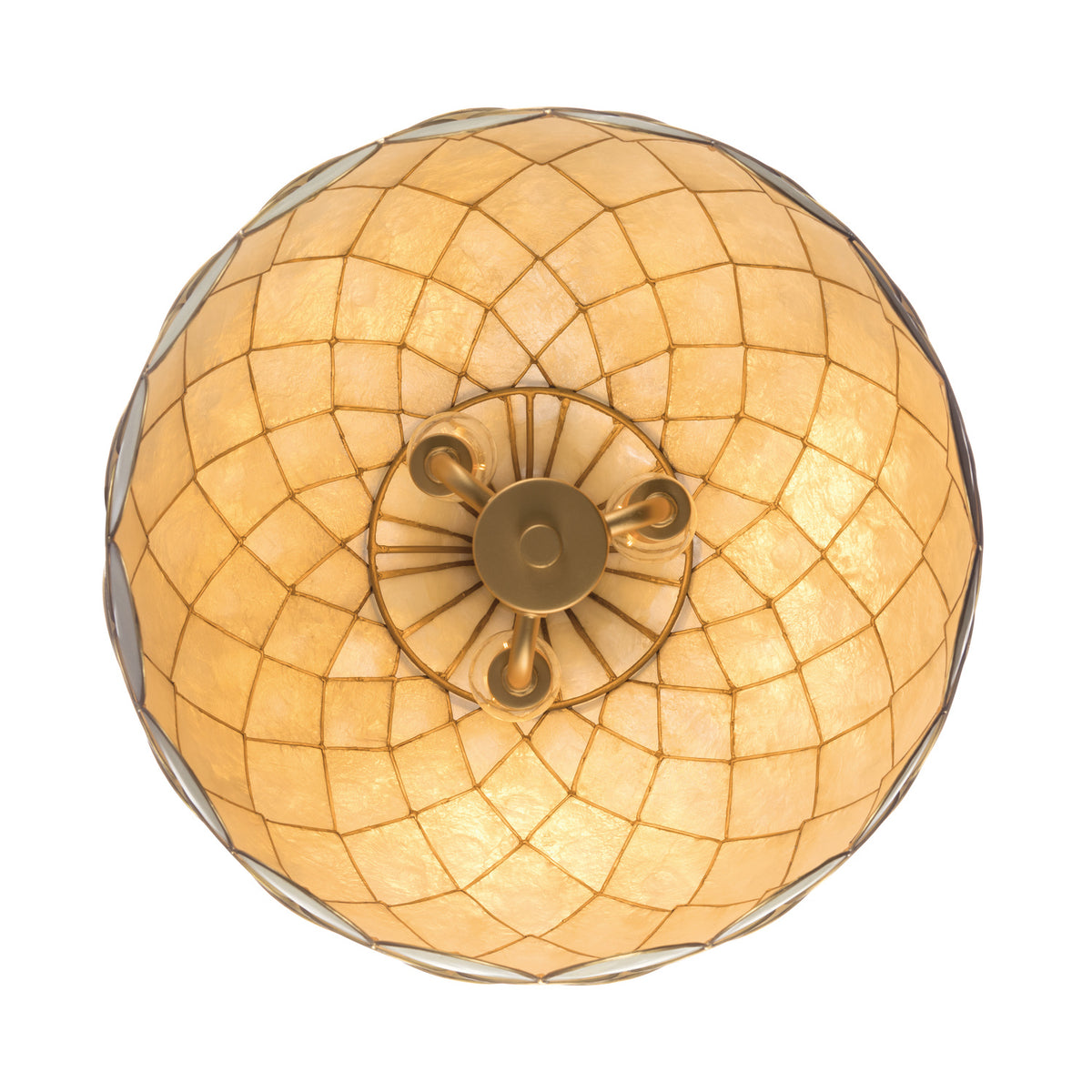 Crystorama Darby 14" 3-Light Pendant - detail