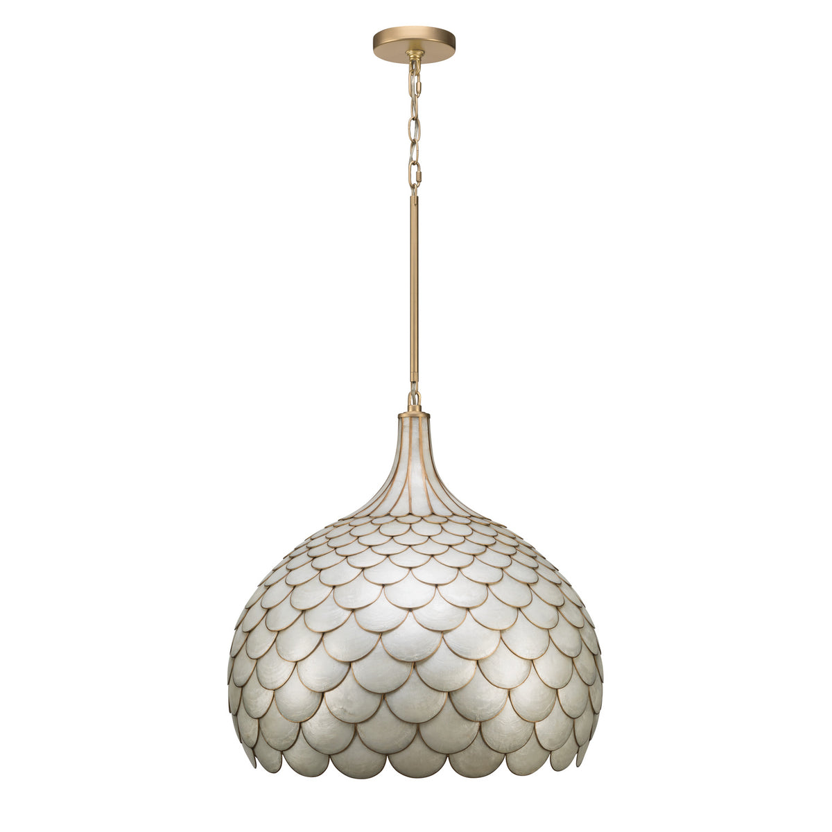 Crystorama Darby 21" 5-Light Pendant - detail