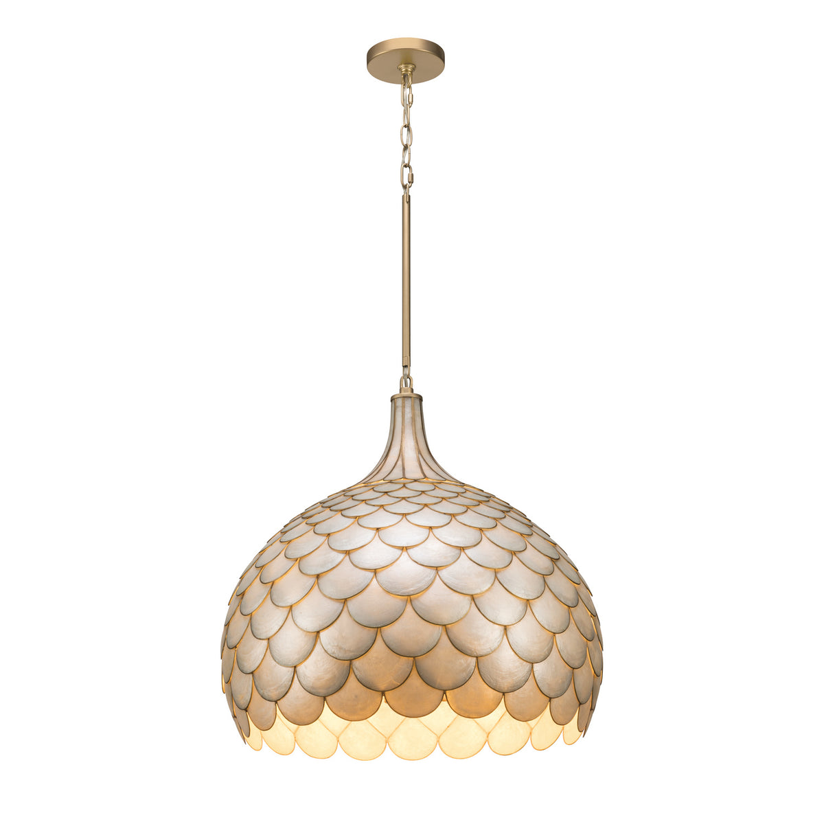 Crystorama Darby 21" 5-Light Pendant - detail