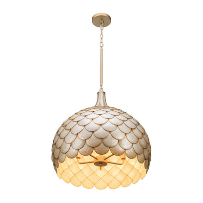 Crystorama Darby 21" 5-Light Pendant - detail