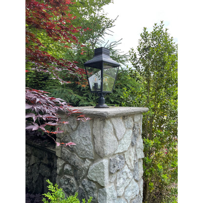 Dumont 12" Outdoor 3-Light Graphite Post Mount