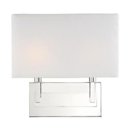 Crystorama Durham Wall Sconce Polished Nickel