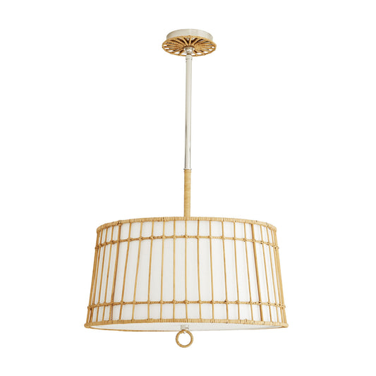 Arteriors Home Sea Island Pendant Natural, Polished Nickel