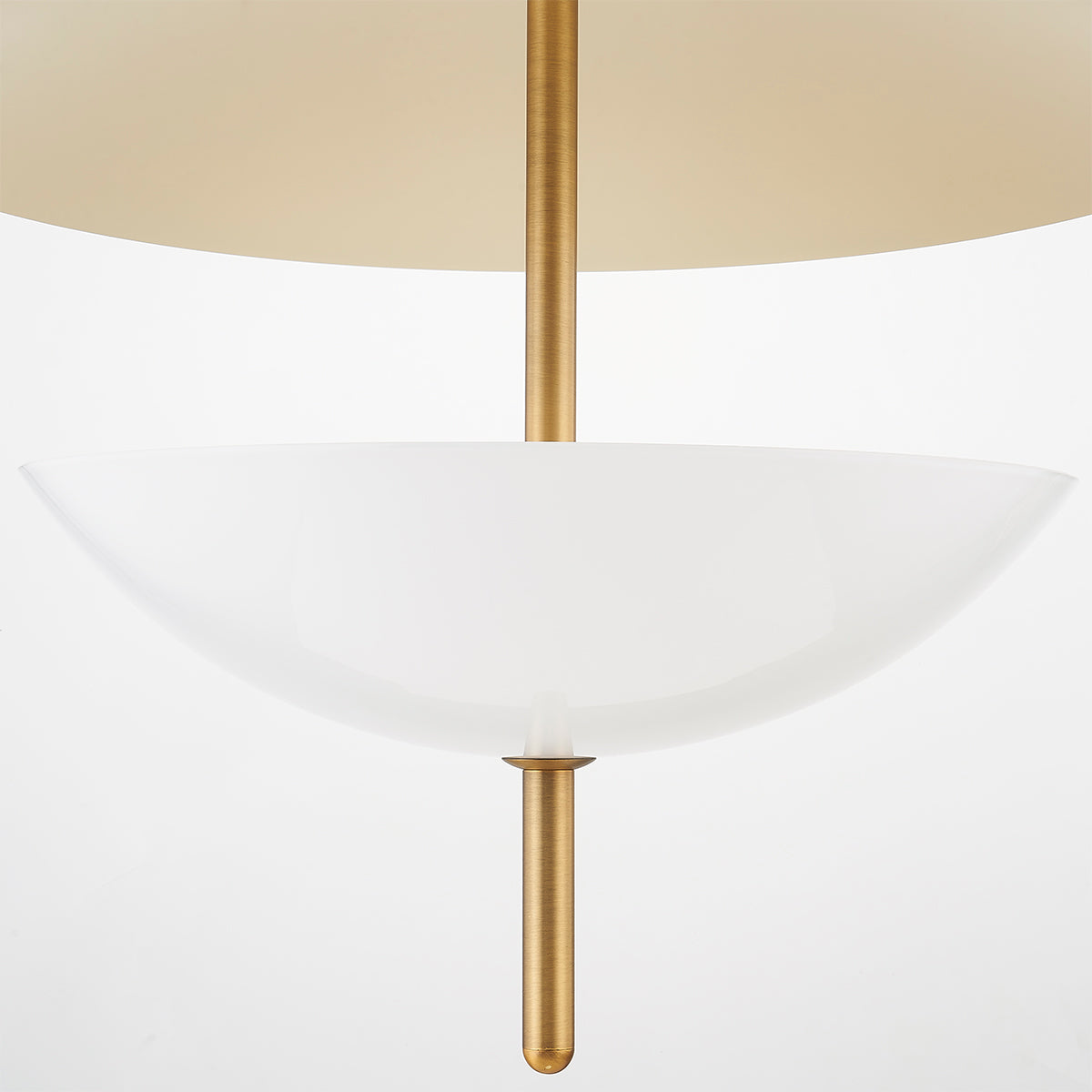 Troy Dion Pendant Patina Brass / Soft Sand Detail 1
