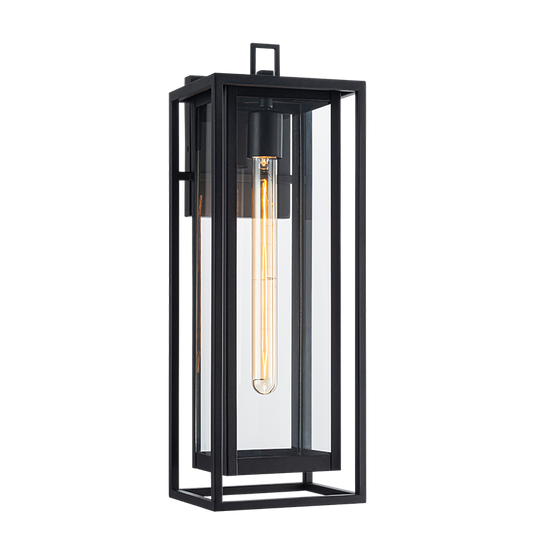 Matteo Lighting Stratford 20" Outdoor Wall Lantern in Matte Black (E20203MB)